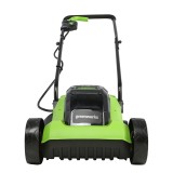 Газонокосилка аккумуляторная Greenworks Арт. 2509607, G24LM33K2, 24V, 33 см, c АКБ 2Ач и ЗУ