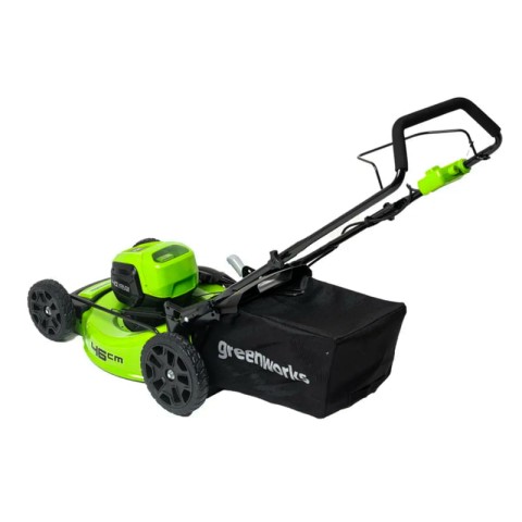 Газонокосилка аккумуляторная Greenworks Арт. 2514407UB, 40V, 46 см, бесщеточная, c 1хАКБ 4 Ач и ЗУ