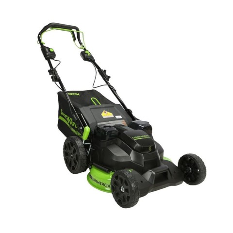 Газонокосилка самоходная аккумуляторная Greenworks Арт. 2515607U2B, TwinForce, 82V, 61 см, бесщеточная, с двумя 5 Ач АКБ и двойным ЗУ