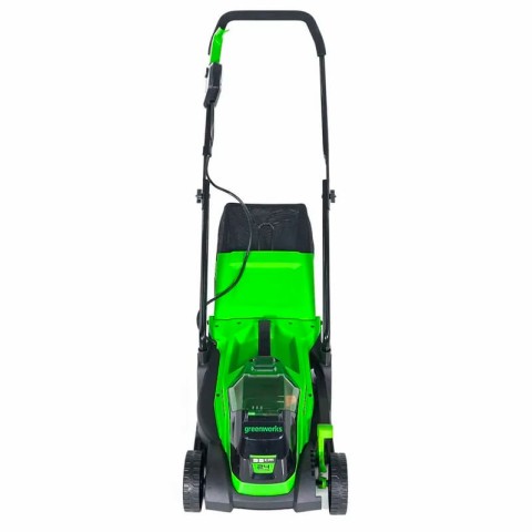 Газонокосилка аккумуляторная Greenworks Арт. 2516107UB,  24V, 33 см, бесщеточная, с 1хАКБ 4Ач и ЗУ