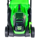Газонокосилка аккумуляторная Greenworks Арт. 2516107UA,  24V, 33 см, бесщеточная, с 1хАКБ 2Ач и ЗУ