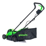 Газонокосилка аккумуляторная Greenworks Арт. 2516107UB,  24V, 33 см, бесщеточная, с 1хАКБ 4Ач и ЗУ