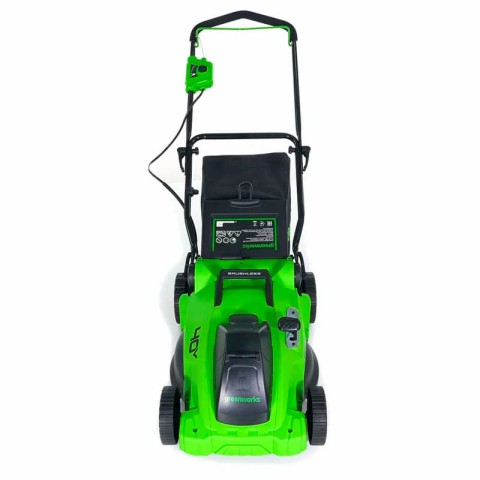 Газонокосилка аккумуляторная Greenworks Арт. 2517907, 40V, бесщеточная, 40 см, без АКБ и ЗУ