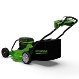 Газонокосилка самоходная аккумуляторная Greenworks Арт. 2519207U38, 82V, 76см, бесщеточная, с тремя 8 Ач АКБ и двойным ЗУ