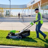 Газонокосилка аккумуляторная Greenworks Арт. 2519407, 82V, 56см, с алюминиевой декой, самоходная, бесщеточная, без АКБ и ЗУ