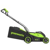 Газонокосилка аккумуляторная Greenworks GD40LM361, 40V, 36 см, бесщеточная, c 1хАКБ 4Ач и ЗУ (2520807UB)