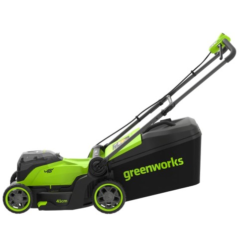Газонокосилка аккумуляторная Greenworks GD24X2LM411, 2х24V, 41 см, бесщеточная, без АКБ и ЗУ (2520907)