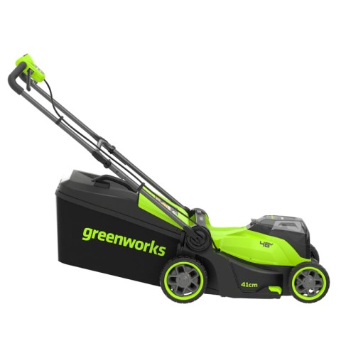 Газонокосилка аккумуляторная Greenworks GD24X2LM411, 2х24V, 41 см, бесщеточная, без АКБ и ЗУ (2520907)