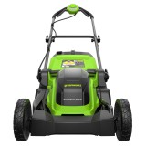 Газонокосилка аккумуляторная Greenworks GD40LM411, 40V, бесщеточная, 41 см, c 1хАКБ 5Ач и ЗУ (2521007UG)