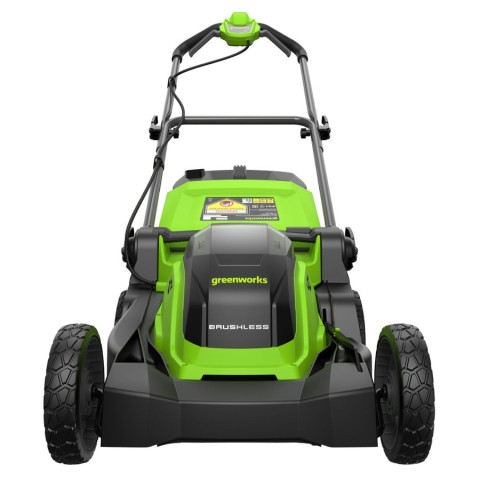 Газонокосилка аккумуляторная Greenworks GD40LM411, 40V, бесщеточная, 41 см, c 1хАКБ 5Ач и ЗУ (2521007UG)