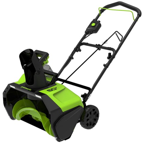 Снегоуборщик аккумуляторный Greenworks  Арт. 2602907, 60V, 51 см, бесщеточный, без АКБ и ЗУ
