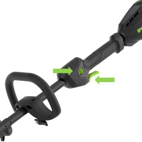 Снегоуборщик аккумуляторный Greenworks Арт. 2603207, 60V, 30 см, с регулируемым направлением выброса, бесщеточный, без АКБ и ЗУ