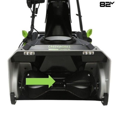 Снегоуборщик аккумуляторный Greenworks Арт. 2603307, 82V, 56 см, бесщеточный, без АКБ и ЗУ
