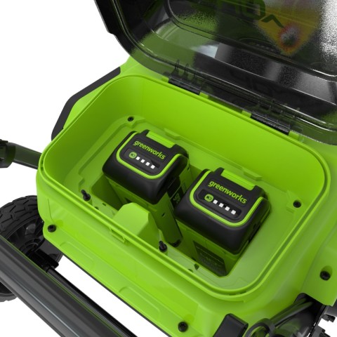 Снегоуборщик аккумуляторный Greenworks Арт. 2603407, 40V, 51 см, бесщеточный, без АКБ и ЗУ