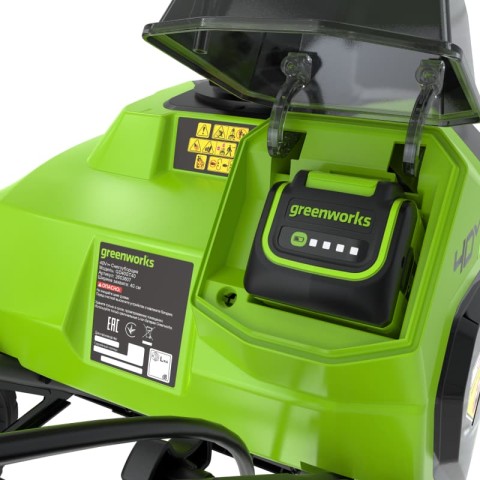 Снегоуборщик аккумуляторный Greenworks Арт. 2603607, 40V, 40 см, без АКБ и ЗУ