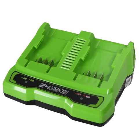 Зарядное устройство для 2-х аккумуляторов Greenworks Арт. 2931907, 24V