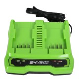 Зарядное устройство для 2-х аккумуляторов Greenworks Арт. 2931907, 24V