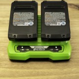 Зарядное устройство для 2-х аккумуляторов Greenworks Арт. 2931907, 24V
