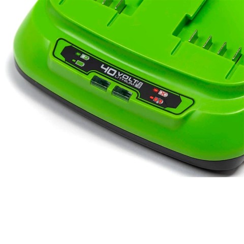 Быстрое зарядное устройство для 2-х аккумуляторов Greenworks Арт. 2938807, 40V