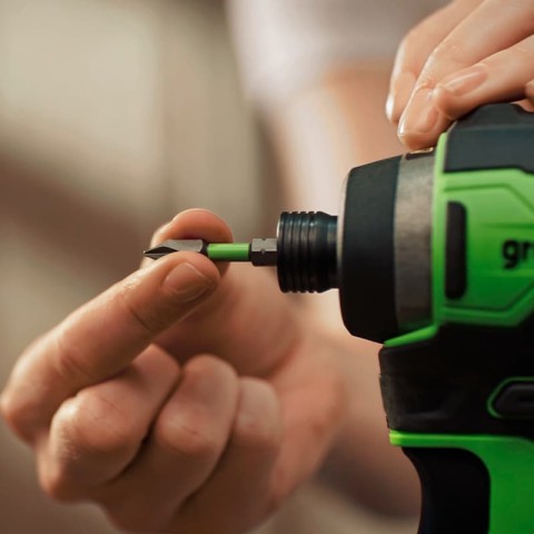 Набор бит в кейсе Greenworks Арт. 2944007, 20 предметов