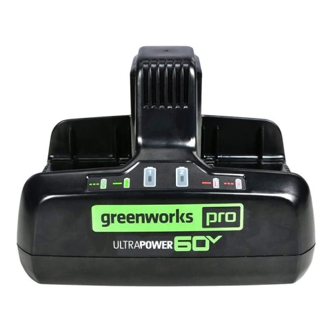 Быстрое зарядное устройство для двух аккумуляторов Greenworks Арт. 2954407, 60V, 10А