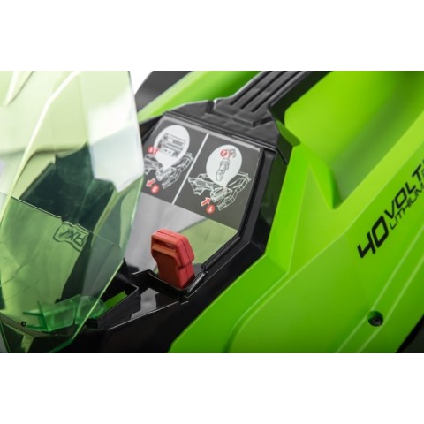 Газонокосилка аккумуляторная Greenworks Арт. 2501907UB, 40V, 35 см, c 1хАКБ 4 Ач и ЗУ