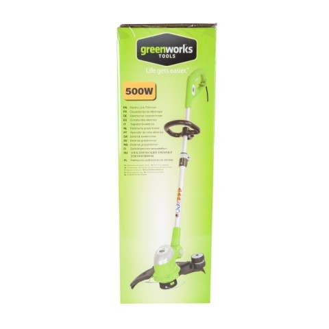 Триммер электрический Greenworks Арт. 21277 Deluxe, 500 Вт, 30 см