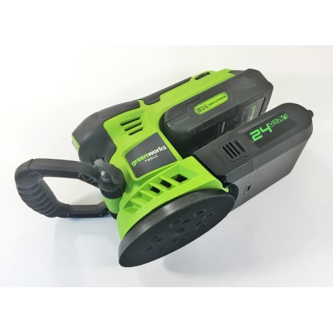Шлифовальная машина, аккумуляторная Greenworks Арт. 3100107, 24 V, без АКБ и ЗУ