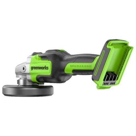 Угловая шлифовальная машина, аккумуляторная Greenworks Арт. 3200207, 24V, бесщеточная, без АКБ и ЗУ