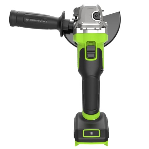Угловая шлифовальная машина акк. Greenworks AG590, 24V, б/щет, 125 мм, 8500 об/мин, Anti-Kickback, 1х5Ач, быстрое ЗУ, кор (3201007CUG)