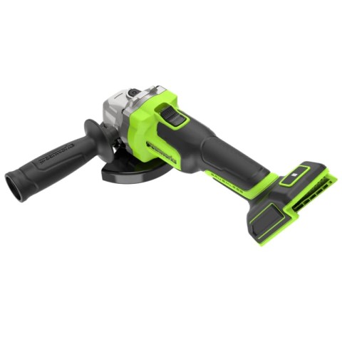 Угловая шлифовальная машина акк. Greenworks AG590, 24V, б/щет, 125 мм, 8500 об/мин, Anti-Kickback, 1х8Ач, быстрое ЗУ, кор (3201007CUH)