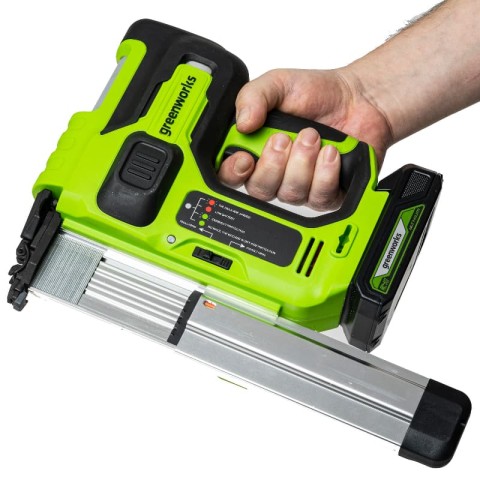 Нейлер аккумуляторный Greenworks, Арт. 3400707, 24V, без АКБ и ЗУ