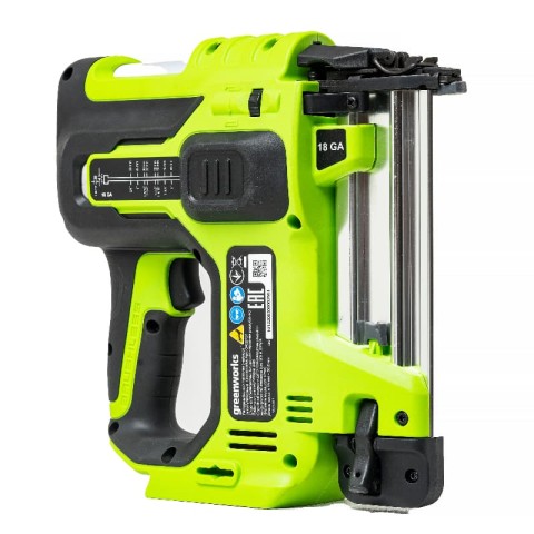Нейлер аккумуляторный Greenworks, Арт. 3400707, 24V, без АКБ и ЗУ