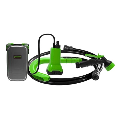 Насос аккумуляторный для полива из бочки Greenworks Арт. 3401007, 24V, без АКБ и ЗУ