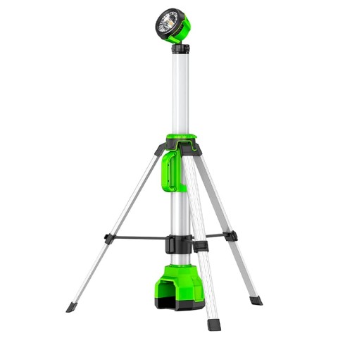 Мачта  светодиодная осветительная 2-в-1 аккумуляторная Greenworks, Арт. 3401107, 24V, без АКБ и ЗУ