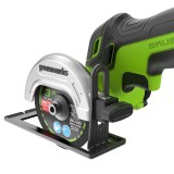 Углошлифовальная машина аккумуляторная Greenworks, Арт. 3402007, 24V, бесщеточная,76 мм, без АКБ и ЗУ