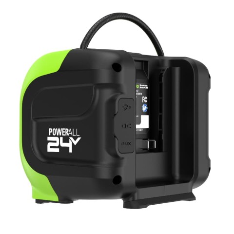 Беспроводная акустическая система аккумуляторная Greenworks Арт. 3503107, 24V/220V, без АКБ и ЗУ
