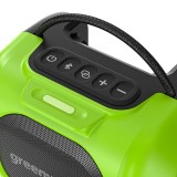 Беспроводная акустическая система аккумуляторная Greenworks Арт. 3503107, 24V/220V, без АКБ и ЗУ