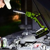 Рабочий аккумуляторный LED-фонарь 2-в-1 Greenworks, Арт. 3503707, 24V, 650 Лм, сменные плафоны, без АКБ и ЗУ