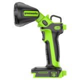 Рабочий аккумуляторный LED-фонарь 2-в-1 Greenworks, Арт. 3503707, 24V, 650 Лм, сменные плафоны, без АКБ и ЗУ