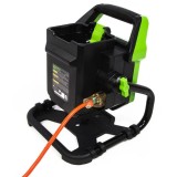 LED-прожектор Greenworks G82WLH с гибридным питанием, 82V / 220V, 1250/2500 лм, крюк для подвеса, крепление на стену, кабель 30 см, без АКБ и ЗУ (3504007)