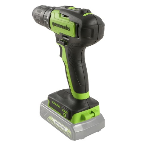 Дрель-шуруповерт аккумуляторная Greenworks Арт. 3704007UA, 24V, c 1хАКБ 2 Ач и ЗУ в кейсе