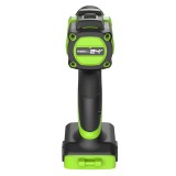 Дрель-шуруповерт акк. Greenworks DD560, 24V, б/щет, 30/60 Нм, 13мм, Anti-kickback, 1х4Ач, ЗУ, кор (3708407CUB)