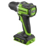 Дрель-шуруповерт акк. Greenworks DD560, 24V, б/щет, 30/60 Нм, 13мм, Anti-kickback, 1х4Ач, ЗУ, кор (3708407CUB)
