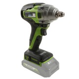 Гайковерт ударный аккумуляторный Greenworks Арт. 3802907, 24V, 400Нм, бесщеточный, без АКБ и ЗУ