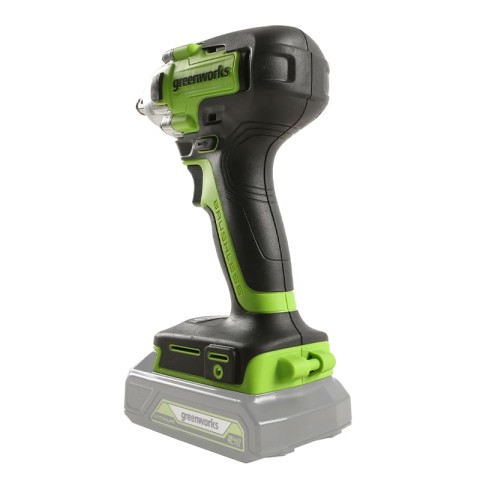 Гайковерт ударный аккумуляторный Greenworks Арт. 3802907, 24V, 400Нм, бесщеточный, без АКБ и ЗУ