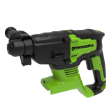 Перфоратор аккумуляторный бесщеточный Greenworks Арт. 3803007, 2 Дж, 24V, без АКБ и ЗУ