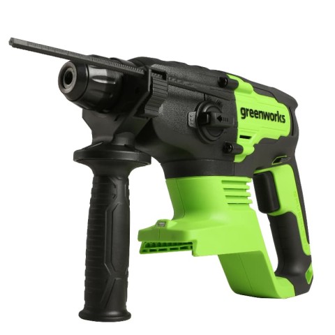 Перфоратор аккумуляторный бесщеточный Greenworks Арт. 3803007, 2 Дж, 24V, без АКБ и ЗУ