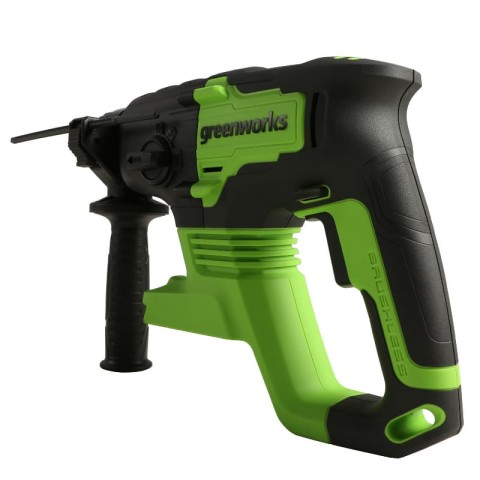 Перфоратор аккумуляторный бесщеточный Greenworks Арт. 3803007, 2 Дж, 24V, без АКБ и ЗУ