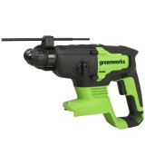 Перфоратор аккумуляторный бесщеточный Greenworks Арт. 3803007, 2 Дж, 24V, без АКБ и ЗУ